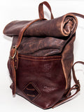 Brown Rolltop Backpack