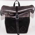Black & Silver Rolltop bag