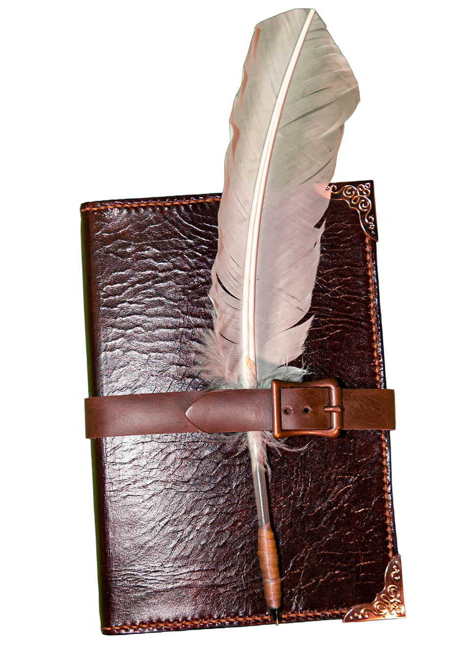 Journal with Feather Quill