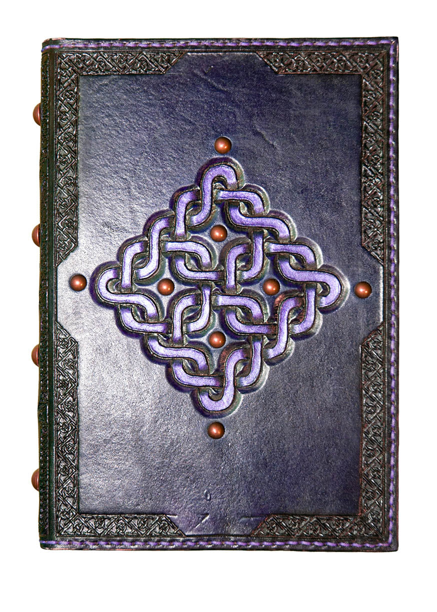 Purple Knotwork Journal