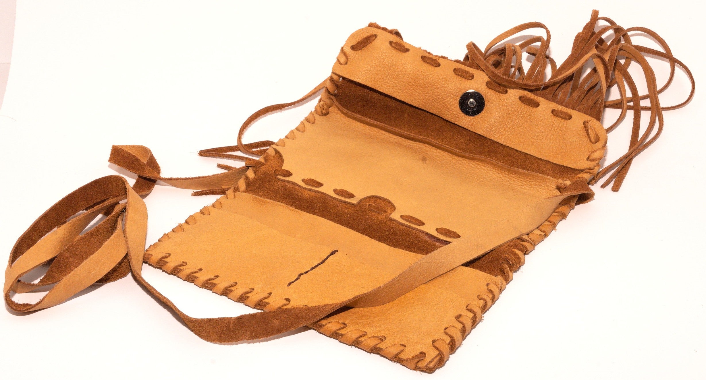 Deerskin Wallet With Strap