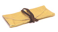 Leather Clutch - Gold, Brown Kodiak Lace