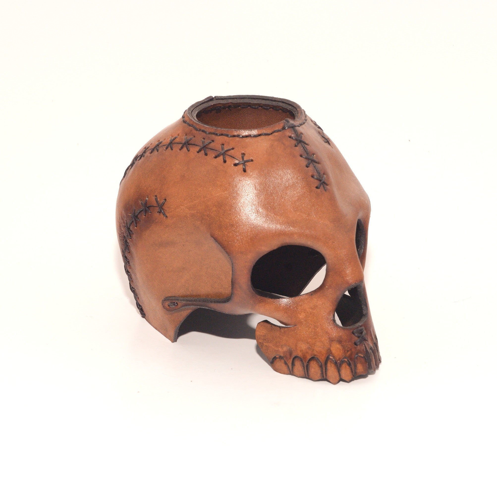 Skull Candle Holder