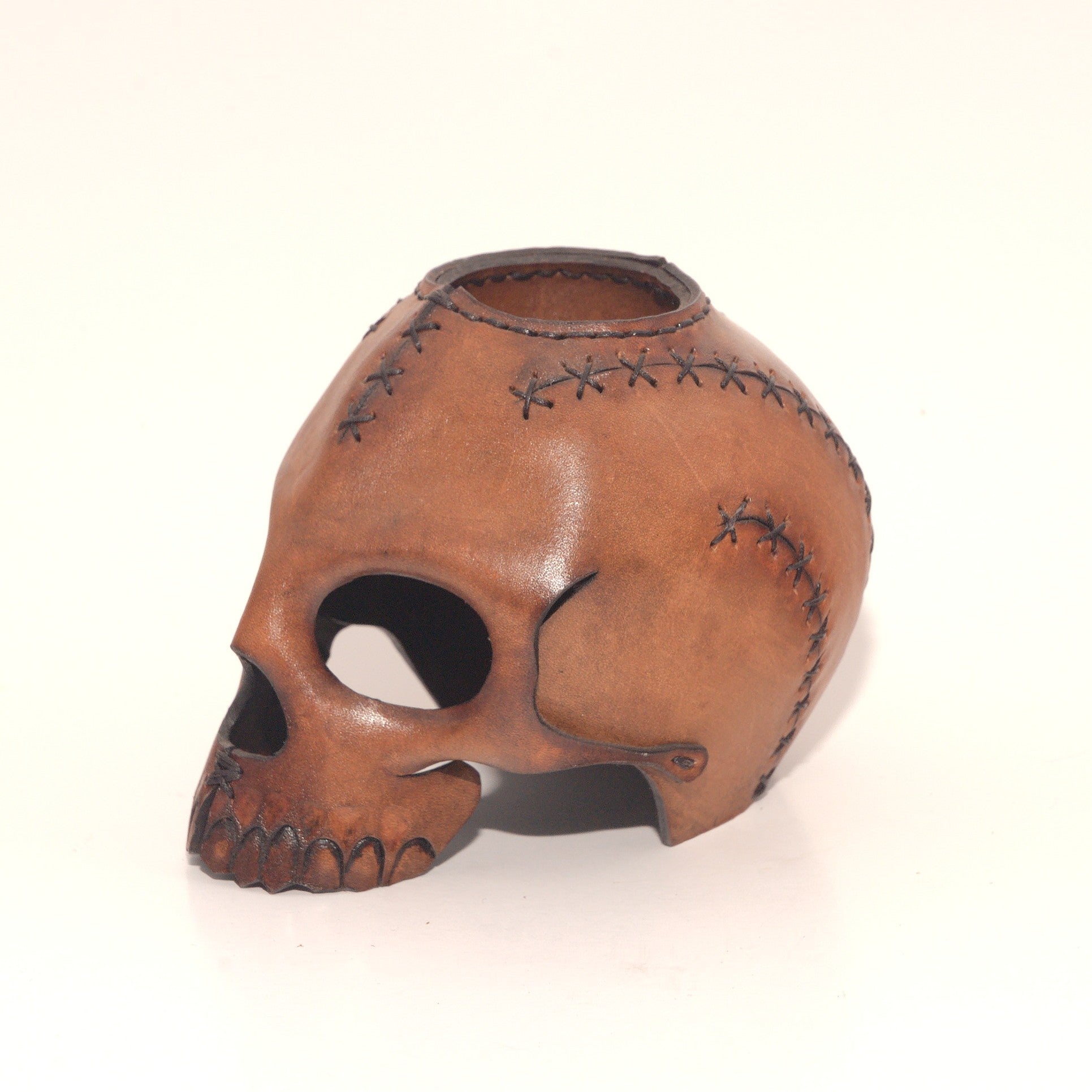 Skull Candle Holder