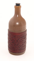 Wrapped Bottle - Brown Norse Knotwork