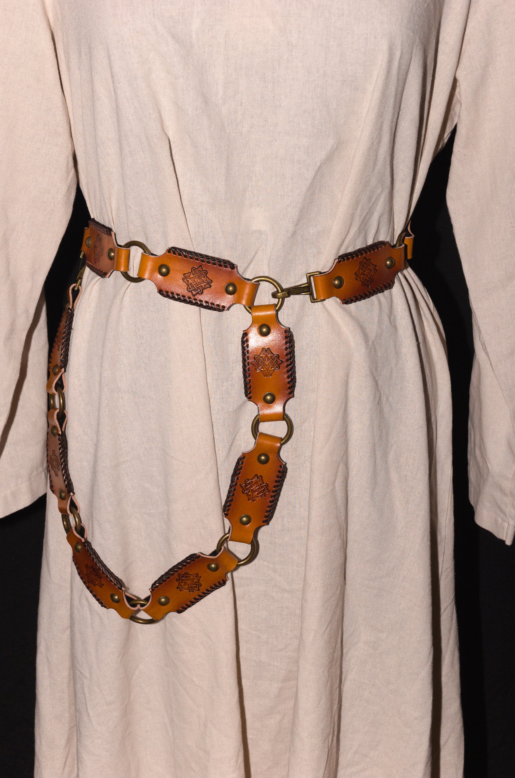 Chain Belt - Laced & Stamped