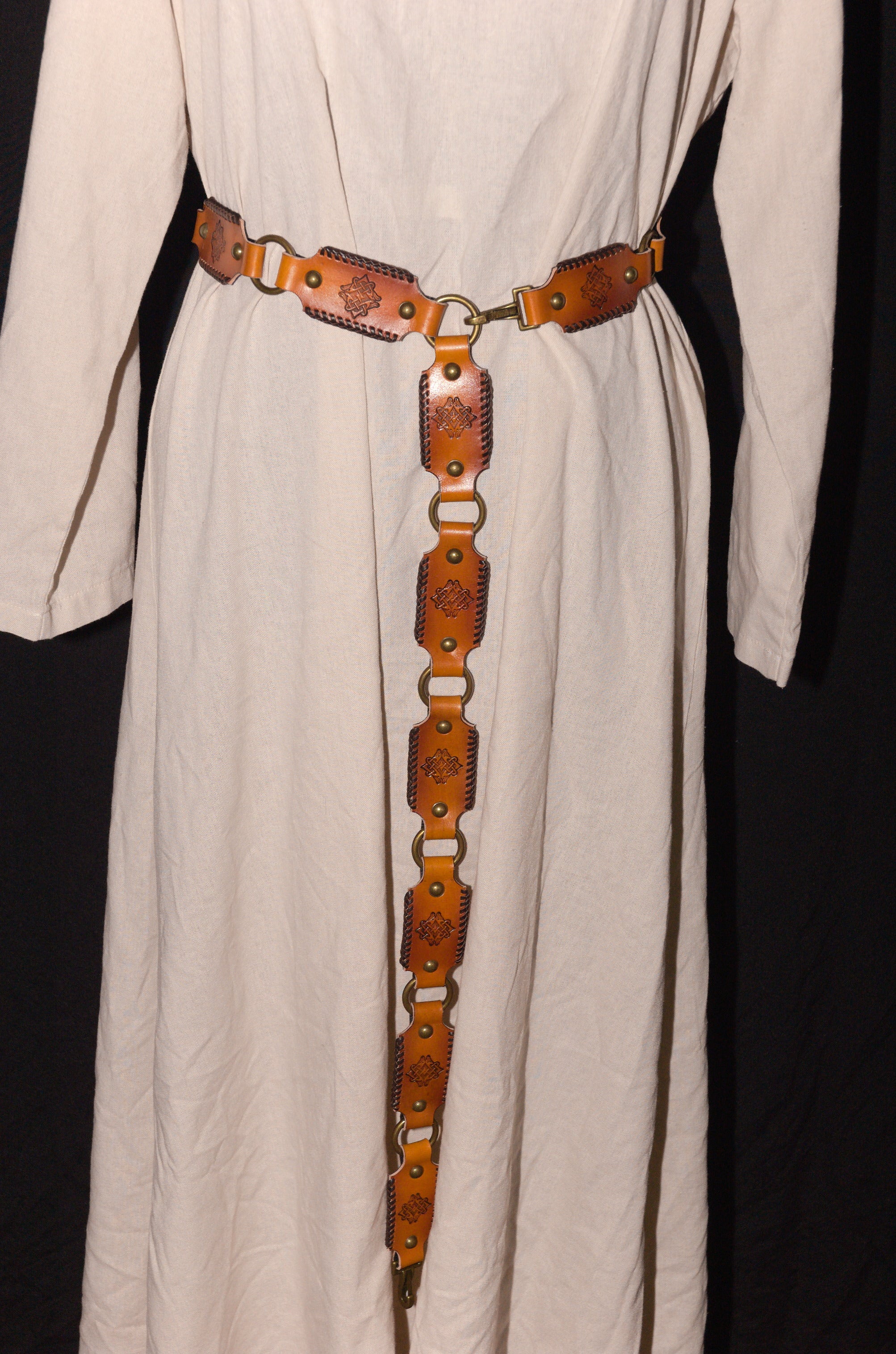 Chain Belt - Laced & Stamped