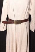 Antique Gold Celtic Buckle Belt