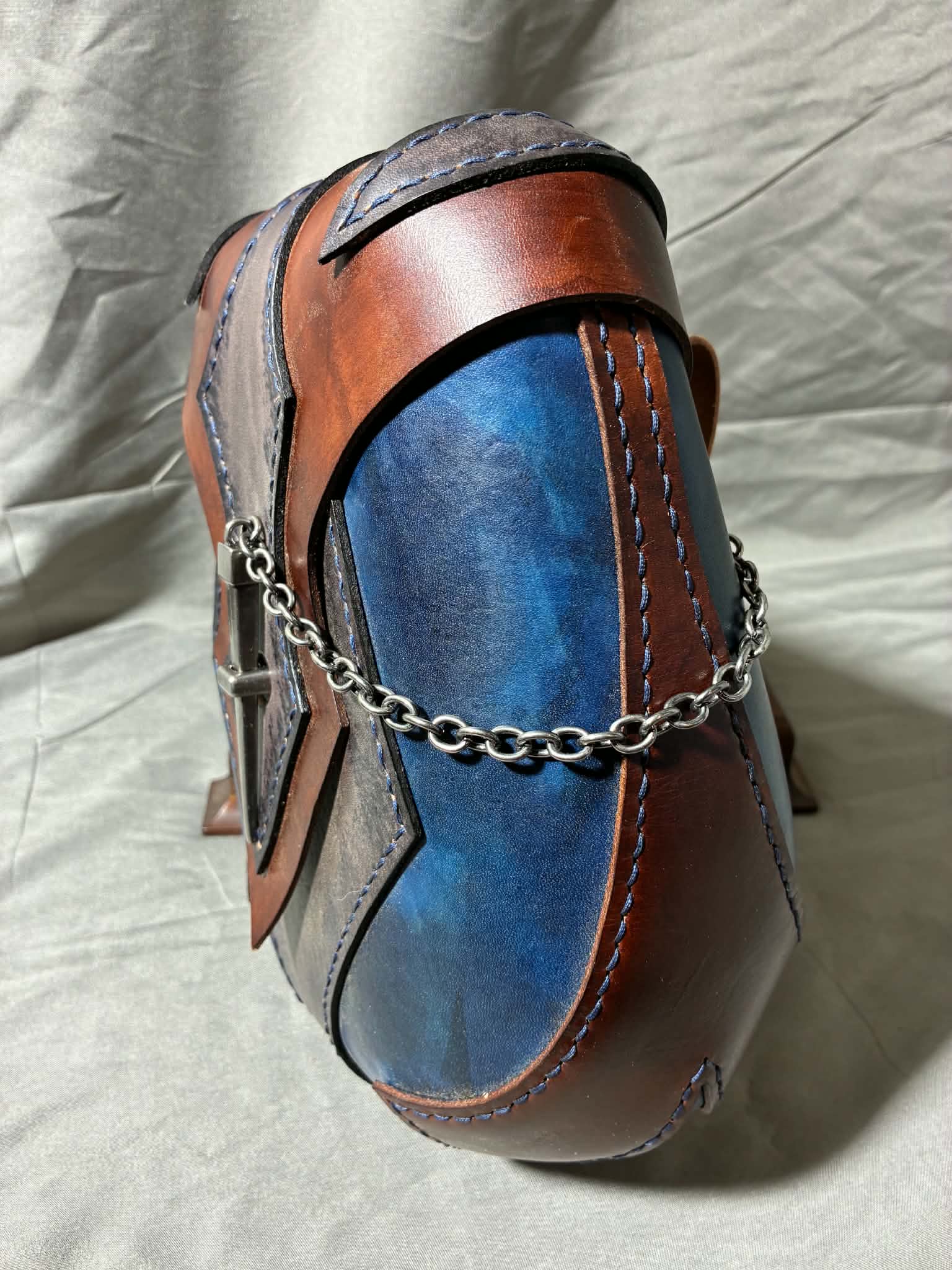 Artemis Bag (Blue/Brown)