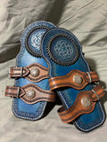 Blue/Silver Vambraces