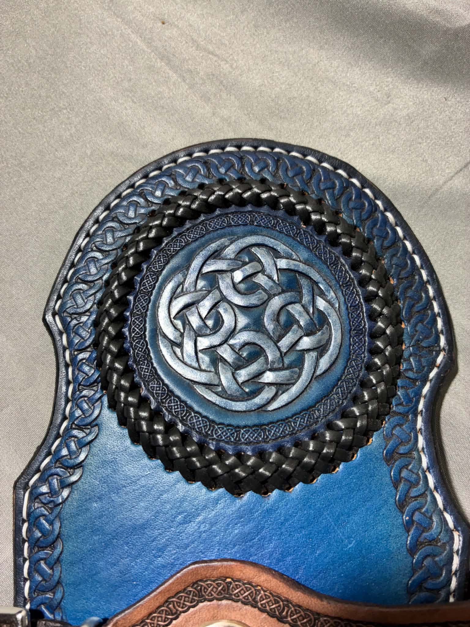 Blue/Silver Vambraces