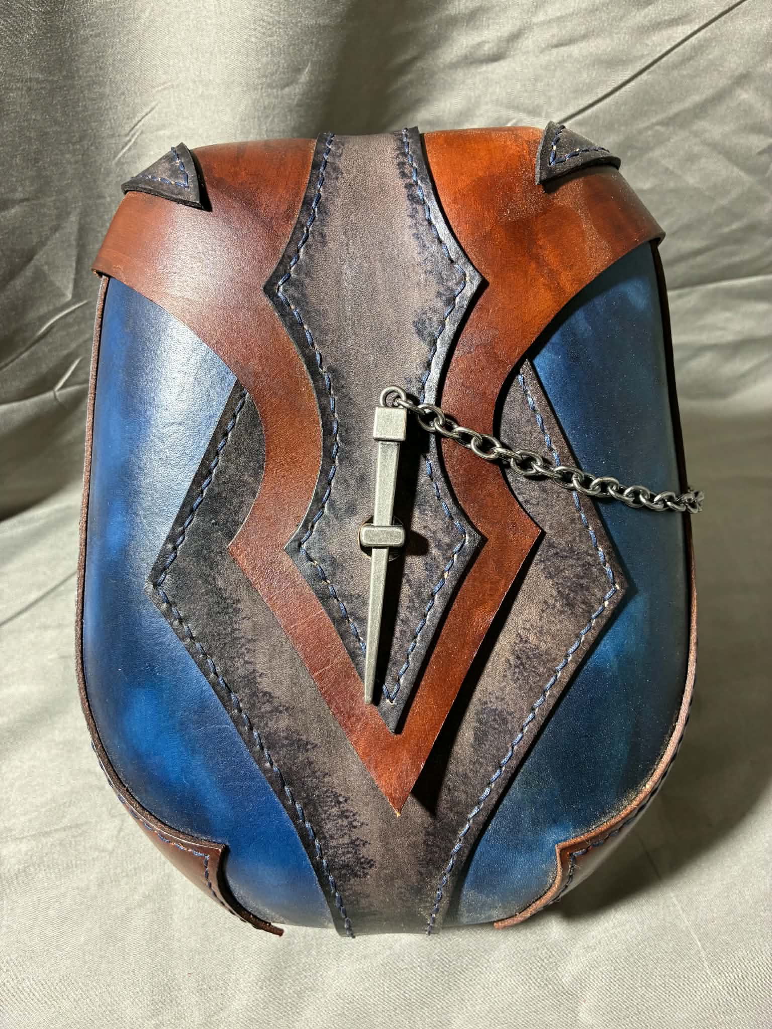 Artemis Bag (Blue/Brown)